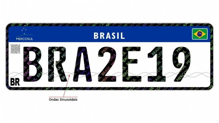 Contran simplifica regras para implantação das novas placas de veículos